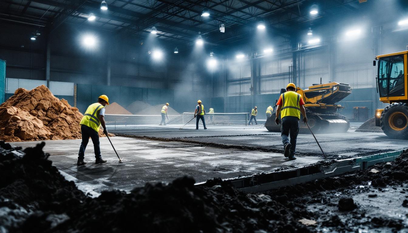 Construccion de Canchas de Tenis