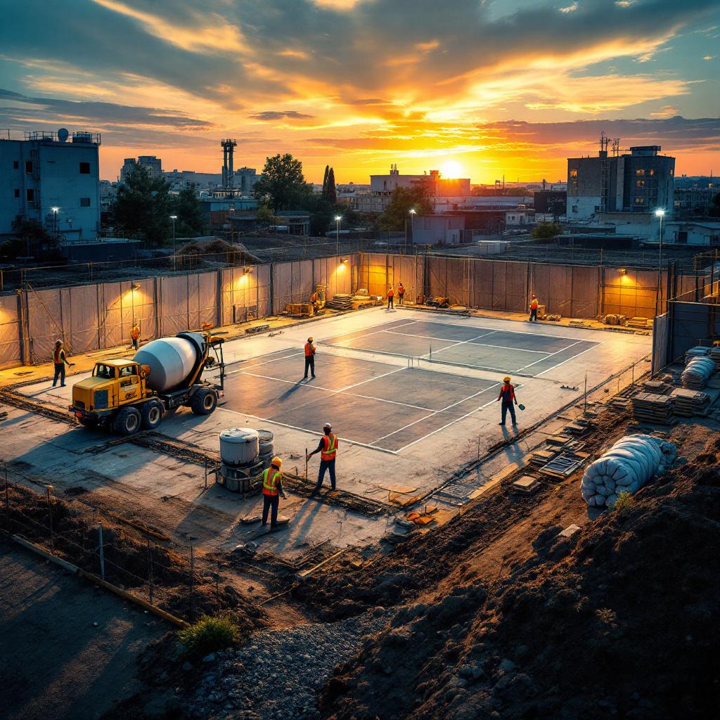 Construccion de Canchas de Padel