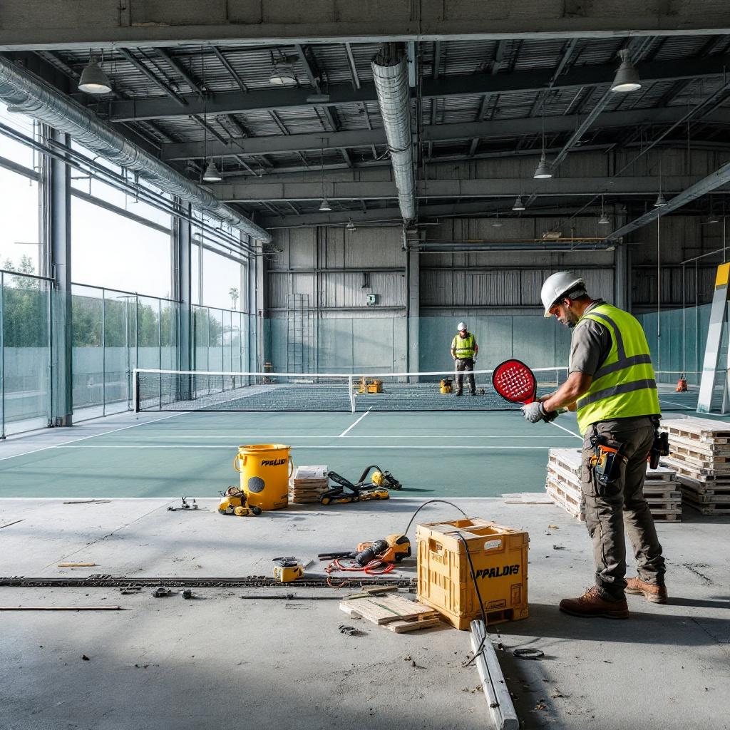 Construccion de Canchas de Padel